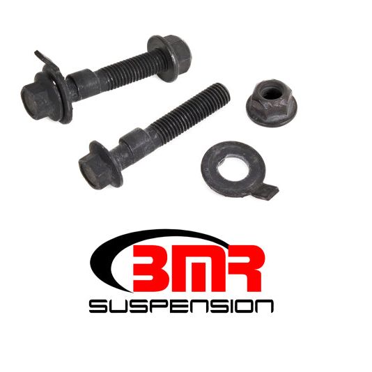 BMR 15-17 S550 Mustang Front Camber Bolts (2.5 Degree Offset) - Black-Camber Kits-BMR Suspension-BMRFC003-SMINKpower Performance Parts