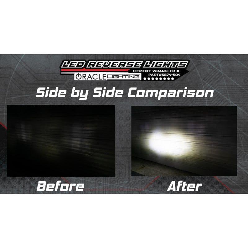 Oracle Rear Bumper LED Reverse Lights for Jeep Wrangler JL - 6000K - SMINKpower Performance Parts ORL5874-504 ORACLE Lighting