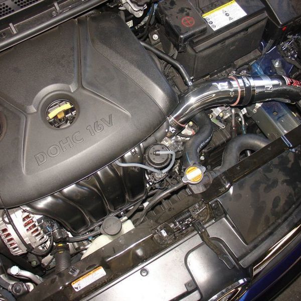 Injen 11-12 Hyundai Elantra 1.8L 4cyl Polished Tuned C/A Intake w/MR Tech & Web Nano-Fiber Filter-Cold Air Intakes-Injen-INJSP1360P-SMINKpower Performance Parts