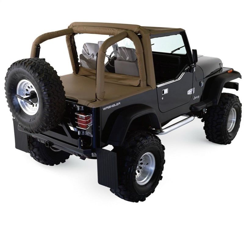 Rampage 1997-2002 Jeep Wrangler(TJ) Roll Bar Pad & Cover Kit - Black Denim-Roll Cage Components-Rampage-RAM769015-SMINKpower Performance Parts