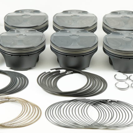 Mahle MS Piston Set Gen 3 Coyote 308ci 3.662in Bore 3.65in Stroke 5.933in Rod .866 Pin 8.4cc 12 CR-Piston Sets - Forged - 8cyl-Mahle-MHL930258362-SMINKpower Performance Parts