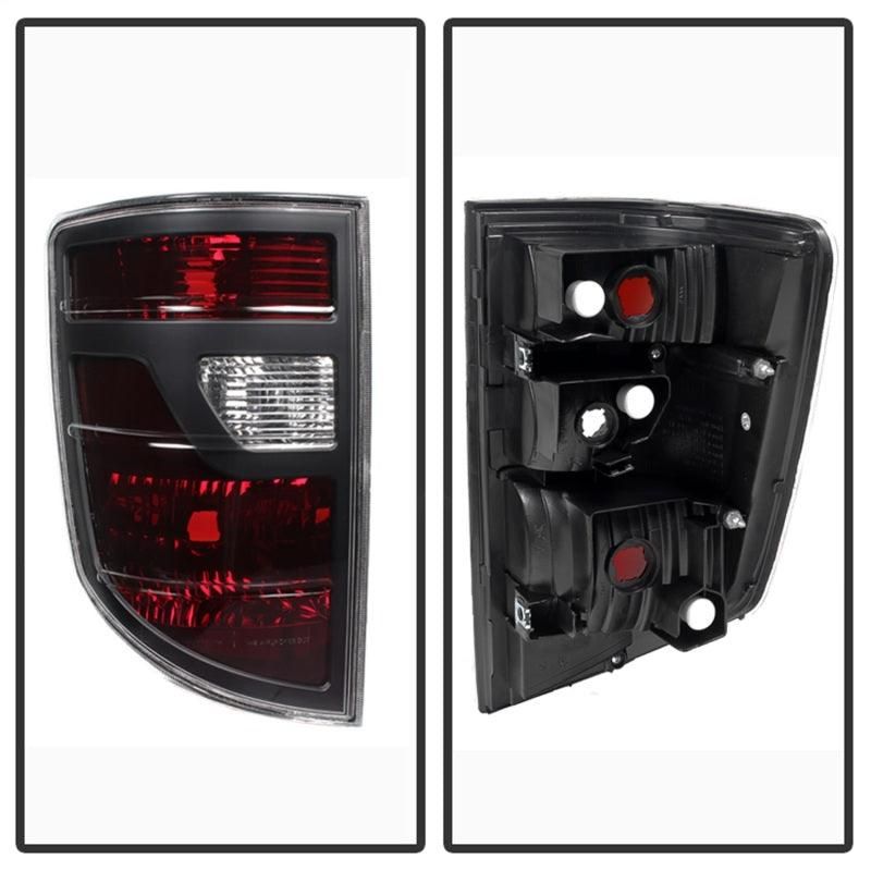 Xtune Honda Ridgeline Pickup 06-08 OEM Style Tail Lights Red Smoked ALT-JH-HRID06-OE-RSM - SMINKpower Performance Parts SPY9033193 SPYDER