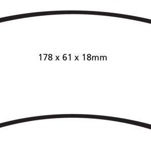 EBC 06-09 Chrysler Aspen 4.7 Greenstuff Front Brake Pads-Brake Pads - Performance-EBC-EBCDP61738-SMINKpower Performance Parts