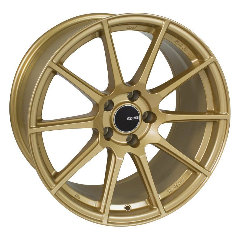Enkei TS10 18x8.5 5x114.3 50mm Offset 72.6mm Bore Gold Wheel-Wheels - Cast-Enkei-ENK499-885-6550GG-SMINKpower Performance Parts