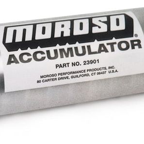 Moroso Oil Accumulator - 1.5 Quart - 10in x 4.25in - SMINKpower Performance Parts MOR23901 Moroso