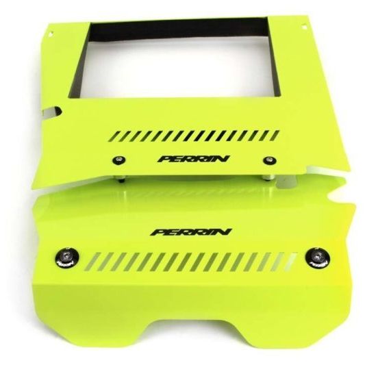 Perrin 15-16 Subaru WRX Engine Cover Kit - Neon Yellow-Engine Covers-Perrin Performance-PERPSP-ENG-165NY-SMINKpower Performance Parts