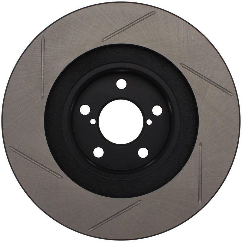 StopTech Power Slot 02-10 WRX Front Right Sportstop Slotted Rotor-Brake Rotors - Slotted-Stoptech-STO126.47018SR-SMINKpower Performance Parts