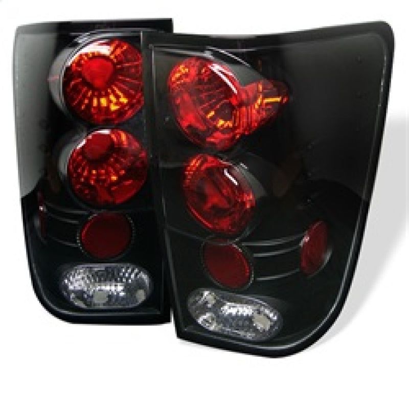 Spyder Nissan Titan 04-14 Euro Style Tail Lights Black ALT-YD-NTI04-BK-Tail Lights-SPYDER-SPY5007025-SMINKpower Performance Parts