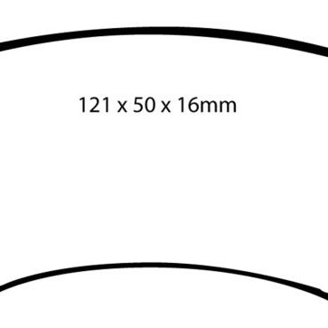 EBC 89-94 Nissan Skyline (R32) 1.8 Yellowstuff Front Brake Pads-Brake Pads - Performance-EBC-EBCDP41279R-SMINKpower Performance Parts