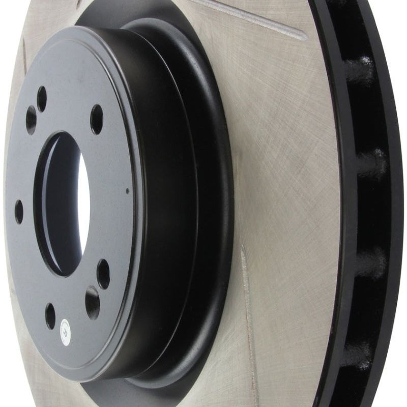 StopTech Power Slot 10 Hyundai Genesis Coupe Track Front Right Slotted Rotor-Brake Rotors - Slotted-Stoptech-STO126.51036SR-SMINKpower Performance Parts