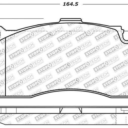 StopTech Performance 08-09 BMW 128i/135i Coupe Front Brake Pads-Brake Pads - Performance-Stoptech-STO309.13710-SMINKpower Performance Parts