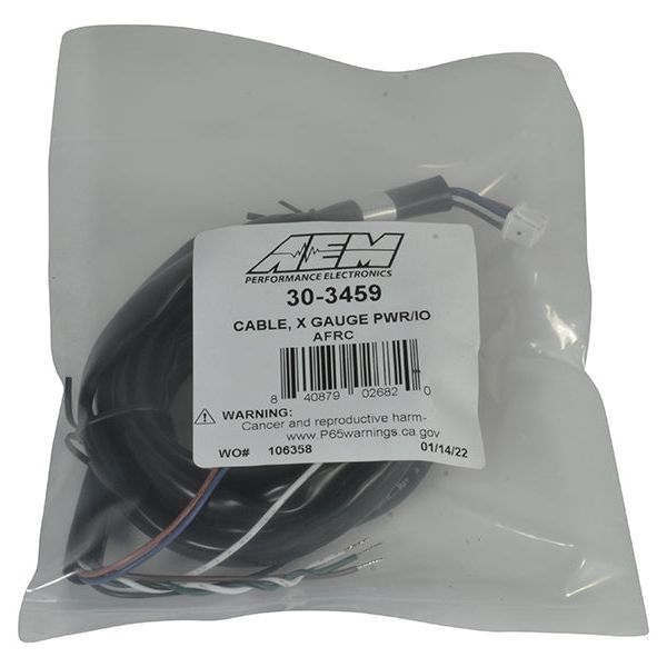 AEM Power Harness for 30-0300 X-Series Wideband Gauge-Wiring Harnesses-AEM-AEM30-3459-SMINKpower Performance Parts