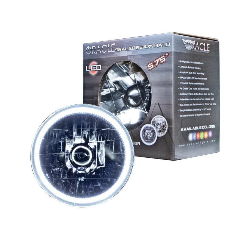 Oracle Pre-Installed Lights 5.75 IN. Sealed Beam - White Halo - SMINKpower Performance Parts ORL6904-001 ORACLE Lighting