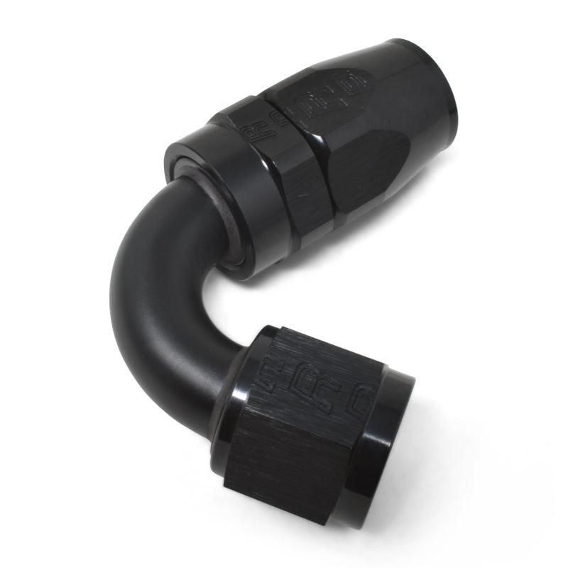 Russell Performance -6 AN Black 120 Degree Full Flow Swivel Hose End - SMINKpower Performance Parts RUS613405 Russell