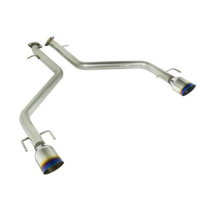 Remark 2021+ Lexus IS350 Axle Back Exhaust w/Burnt Single Wall Tip - SMINKpower Performance Parts REMRO-TTE4-S Remark