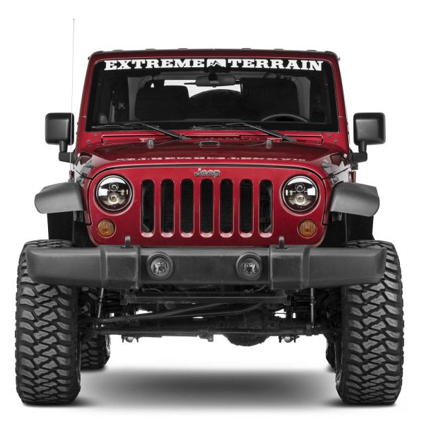 Raxiom 97-18 Jeep Wrangler TJ/JK Axial Series LED Daymaker Headlights- Black Housing (Clear Lens) - SMINKpower Performance Parts RAXJ108042 Raxiom