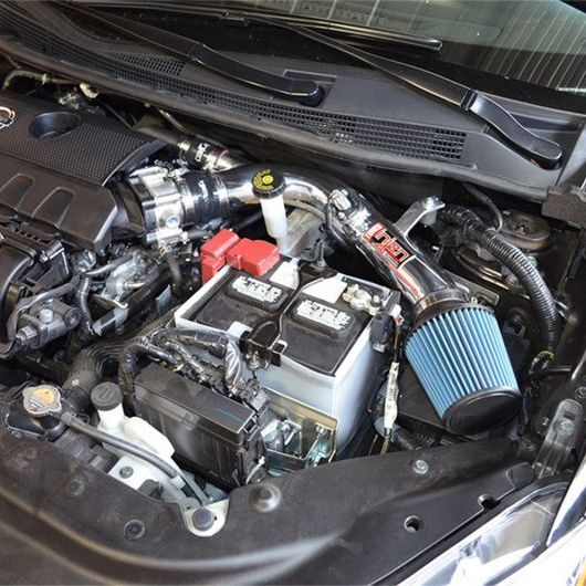 Injen 13-19 Nissan Sentra 4 Cylinder 1.8L w/ MR Tech and Air Fusion Polish Short Ram Intake-Cold Air Intakes-Injen-INJSP1970P-SMINKpower Performance Parts