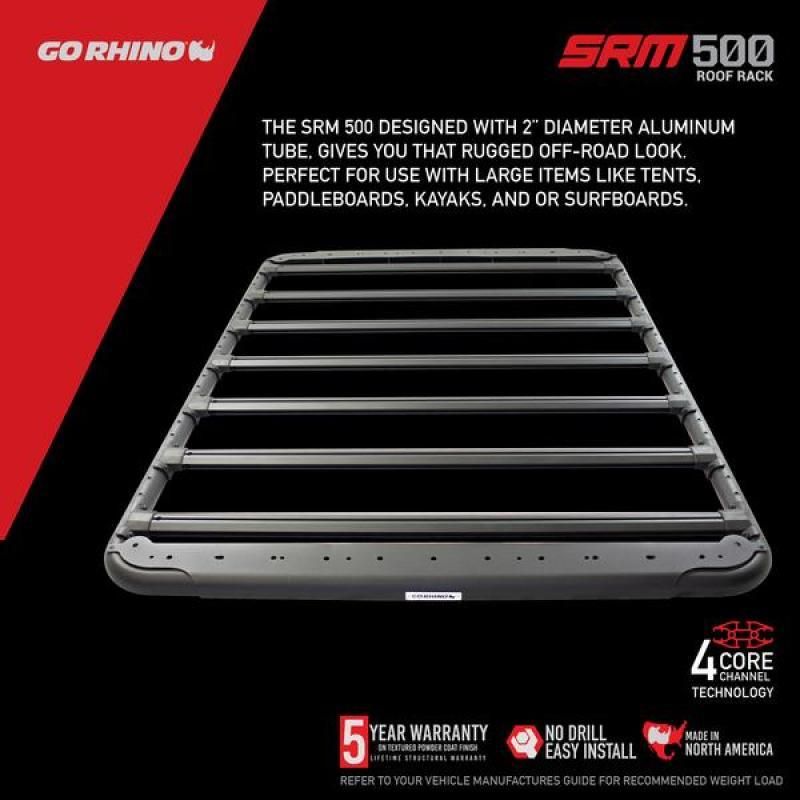Go Rhino SRM 500 Roof Rack - 55in - SMINKpower Performance Parts GOR5935055T Go Rhino