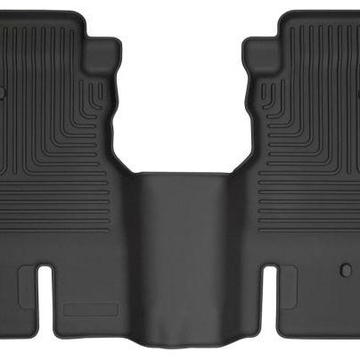 Husky Liners 19-24 Jeep Wrangler JLU WeatherBeater Second Row Black Floor Liners-Floor Mats - Rubber-Husky Liners-HSL14041-SMINKpower Performance Parts