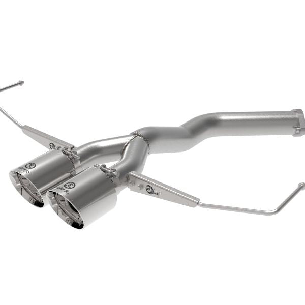 aFe Takeda 3in-2.5in 304 SS Axle-Back Exhaust w/Polished Tip 19-20 Hyundai Veloster I4-1.6L(t) - SMINKpower Performance Parts AFE49-37012-P aFe