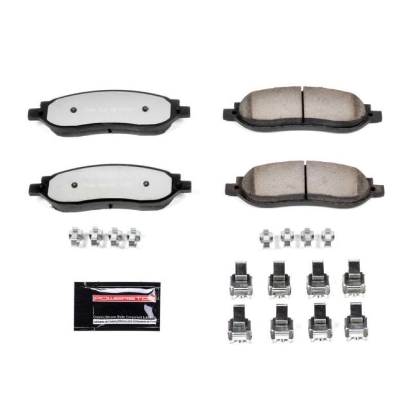 Power Stop 05-07 Ford F-250 Super Duty Rear Z36 Truck & Tow Brake Pads w/Hardware - SMINKpower Performance Parts PSBZ36-1068 PowerStop