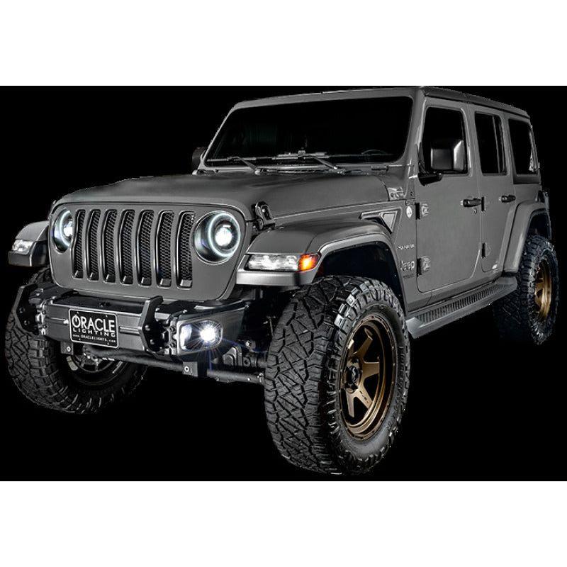 Oracle Jeep Wrangler JK/JL/JT High Performance W LED Fog Lights - ColorSHIFT w/o Controller - SMINKpower Performance Parts ORL5846-334 ORACLE Lighting