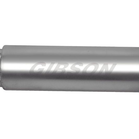 Gibson SFT Superflow Dual/Center Round Muffler - 8x24in/3in Inlet/4in Outlet - Stainless-Muffler-Gibson-GIB788050S-SMINKpower Performance Parts