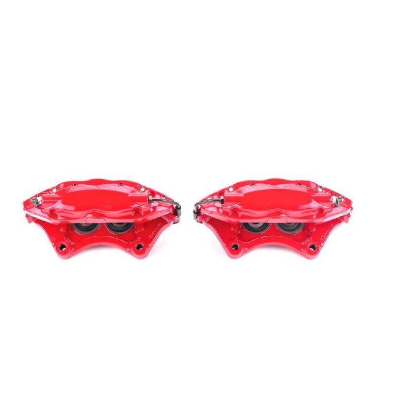 Power Stop 05-10 Chrysler 300 Rear Red Calipers w/o Brackets - Pair - SMINKpower Performance Parts PSBS5084 PowerStop