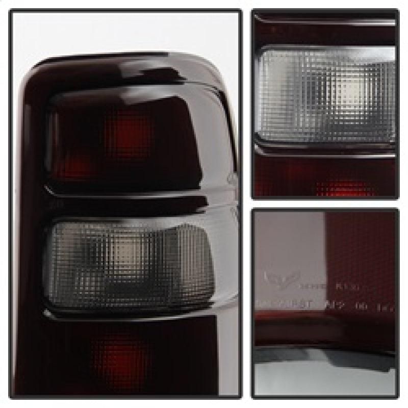 Xtune GMC Yukon 00-06 OEM Style Tail Lights w/ Black Rim Red Smoked ALT-JH-CSUB00-OE-RSM - SMINKpower Performance Parts SPY9028809 SPYDER