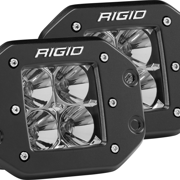 Rigid Industries Dually - Flush Mount - Flood - Set of 2 - SMINKpower Performance Parts RIG212113 Rigid Industries