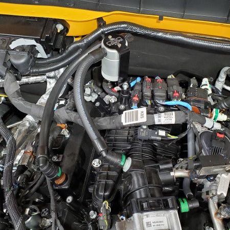 J&L 2021-2022 Ford Bronco 2.7L 3.0 Oil Separator Passenger Side- Clear Anodized - SMINKpower Performance Parts JLT3073P-C J&L