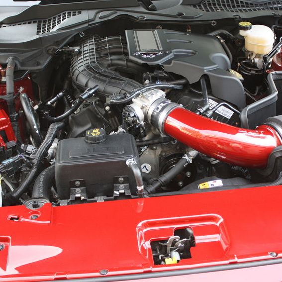J&L 11-17 Ford Mustang V6 Passenger Side Oil Separator 3.0 - Black Anodized-Oil Separators-J&L-JLT3014P-B-SMINKpower Performance Parts