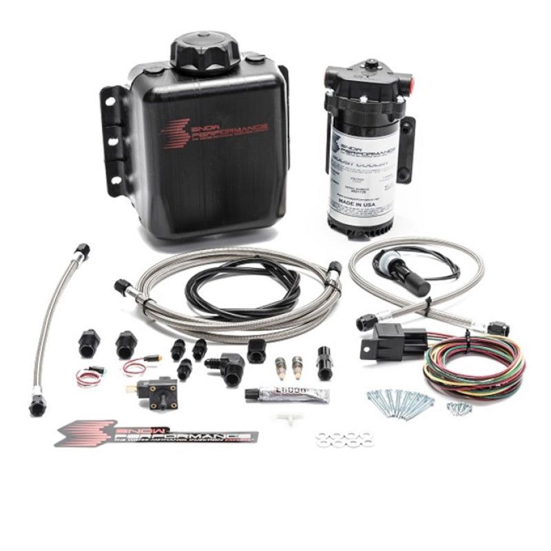 Snow Performance Stg 1 Boost Cooler F/I Water Injection Kit (Incl. SS Braided Line and 4AN Fittings)-Water Meth Kits-Snow Performance-SNOSNO-201-BRD-SMINKpower Performance Parts