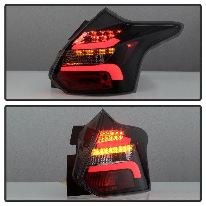 Spyder 12-14 Ford Focus 5DR LED Tail Lights - Black Smoke (ALT-YD-FF12-LED-BSM) - SMINKpower Performance Parts SPY5085146 SPYDER