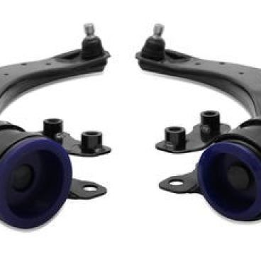 SuperPro 2004 Mazda 3 i Front Lower Control Arm Set w/ Bushings-Control Arms-Superpro-SPRTRC1050-SMINKpower Performance Parts