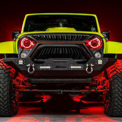 Oracle Oculus 7in ColorSHIFT Bi-LED Projector Headlights for Jeep Wrangler JK - SMINKpower Performance Parts ORL5876-335 ORACLE Lighting