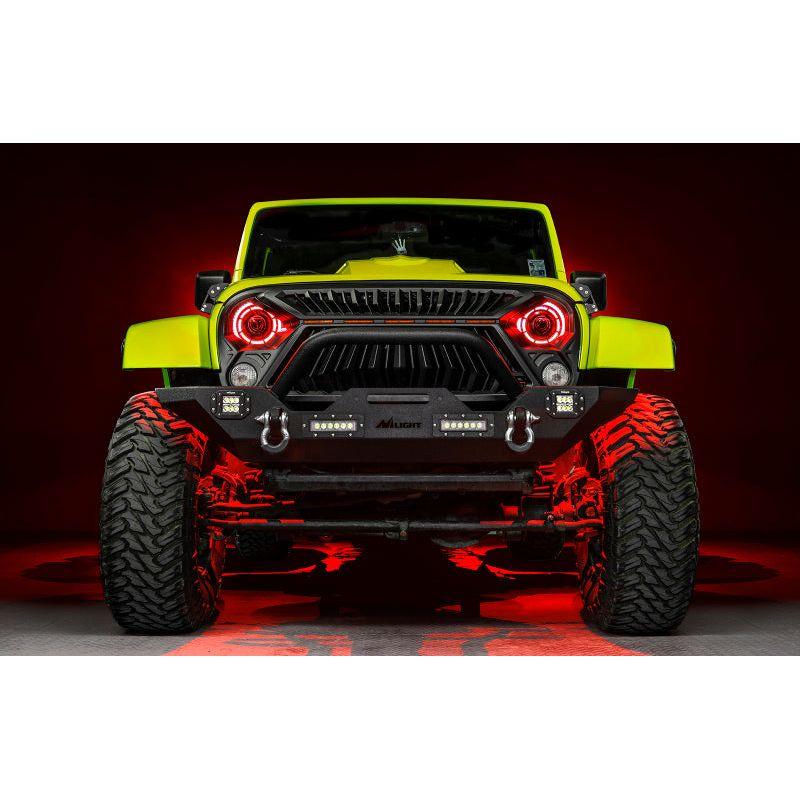 ORACLE Lighting 07-18 Jeep Wrangler JK Oculus 7in. ColorSHIFT Bi-LED Projector Headlights - SMINKpower Performance Parts ORL5876-504 ORACLE Lighting