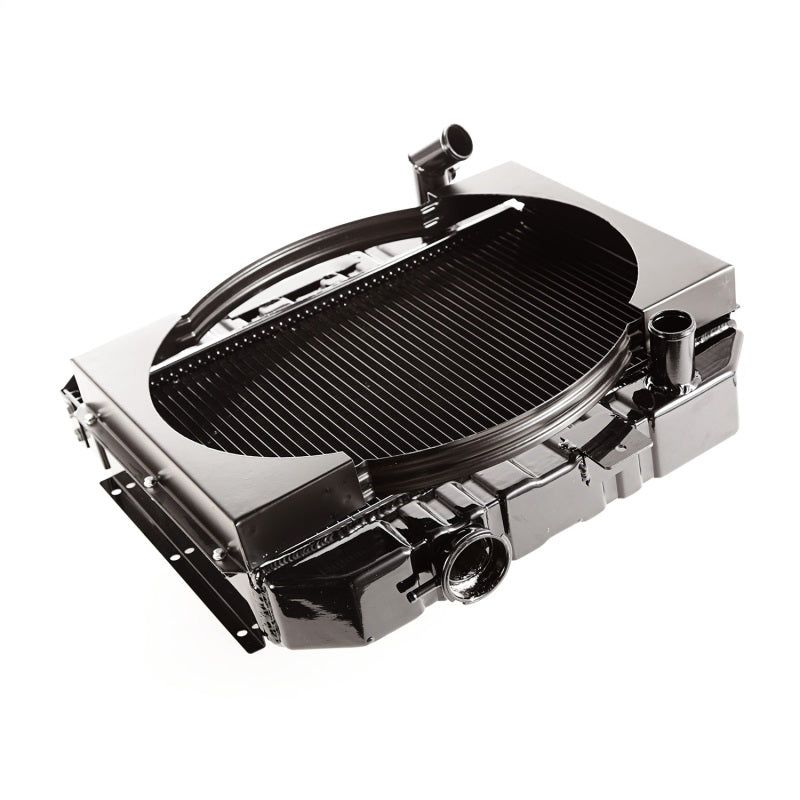 Omix Radiator w/ Fan Shroud 2 Row- 41-52 Willys Models-Radiators-OMIX-OMI17101.01-SMINKpower Performance Parts