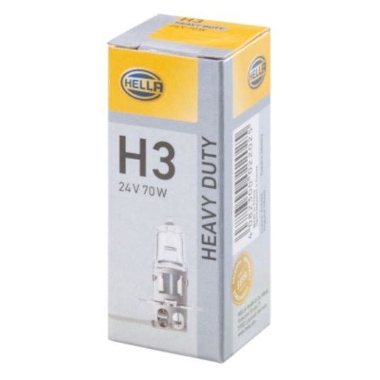 Hella H3 24V/70W PK22s T3.25 Halogen Bulb - SMINKpower Performance Parts HELLAH3 24V Hella