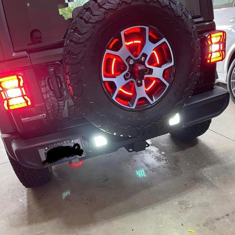 Oracle Rear Bumper LED Reverse Lights for Jeep Wrangler JL - 6000K - SMINKpower Performance Parts ORL5874-504 ORACLE Lighting