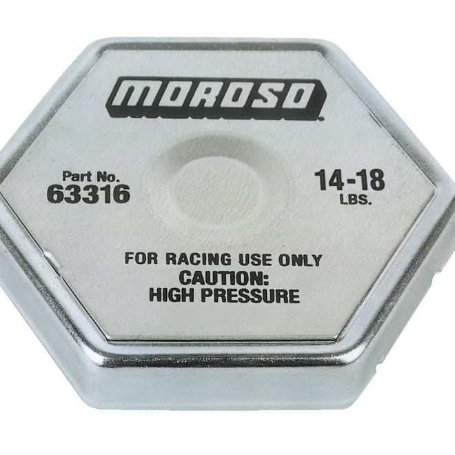 Moroso Racing Radiator Cap - 14-18lbs-Radiator Caps-Moroso-MOR63316-SMINKpower Performance Parts