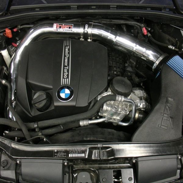 Injen 11 BMW E82 135i (N55) Turbo/E90 335i Wrinkle Black Tuned Air Intake w/ MR Tech, Air Fusion-Cold Air Intakes-Injen-INJSP1126WB-SMINKpower Performance Parts