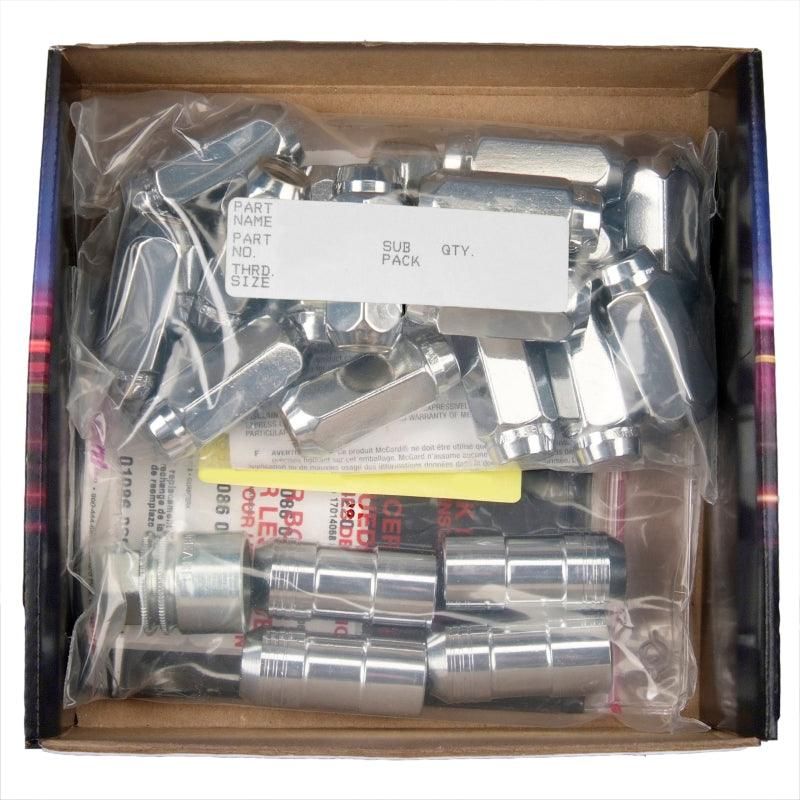 McGard 5 Lug Hex Install Kit w/Locks (Cone Seat Nut) M14X1.5 / 22mm Hex / 1.635in. Length - Chrome - SMINKpower Performance Parts MCG84525 McGard