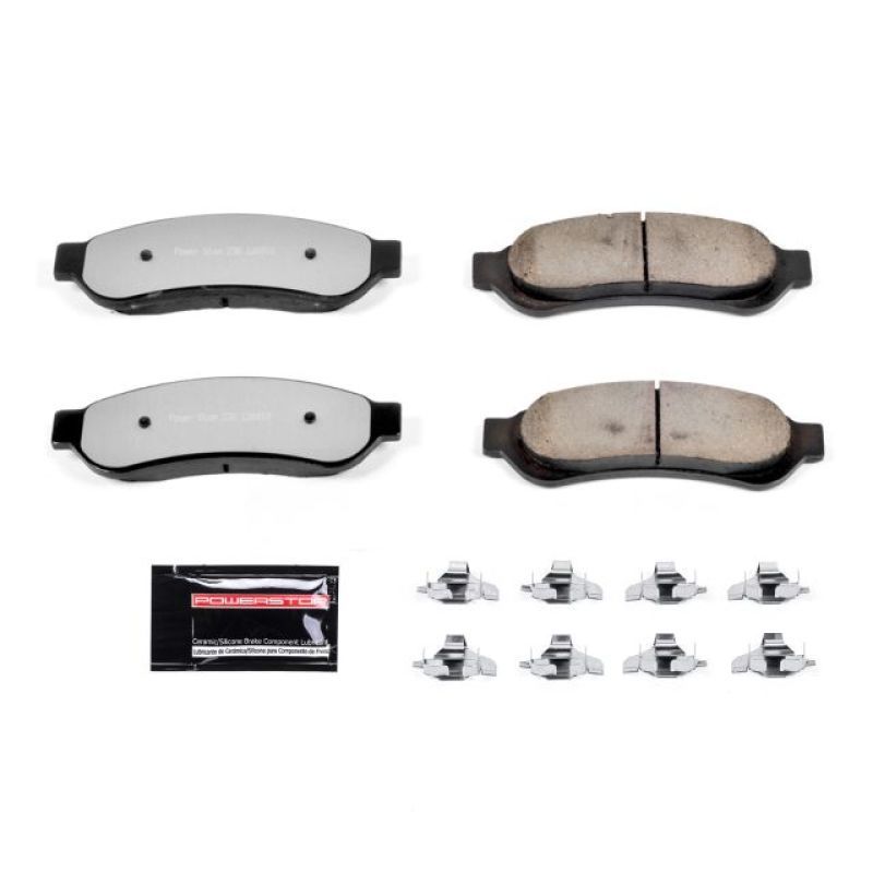 Power Stop 07-10 Ford F-250 Super Duty Rear Z36 Truck & Tow Brake Pads w/Hardware - SMINKpower Performance Parts PSBZ36-1067 PowerStop