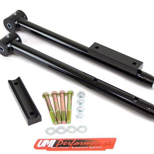 UMI Performance 91-96 Impala SS Adjustable Extended Length Lower Control Arms- Rod Ends - SMINKpower Performance Parts UMI3614-B UMI Performance