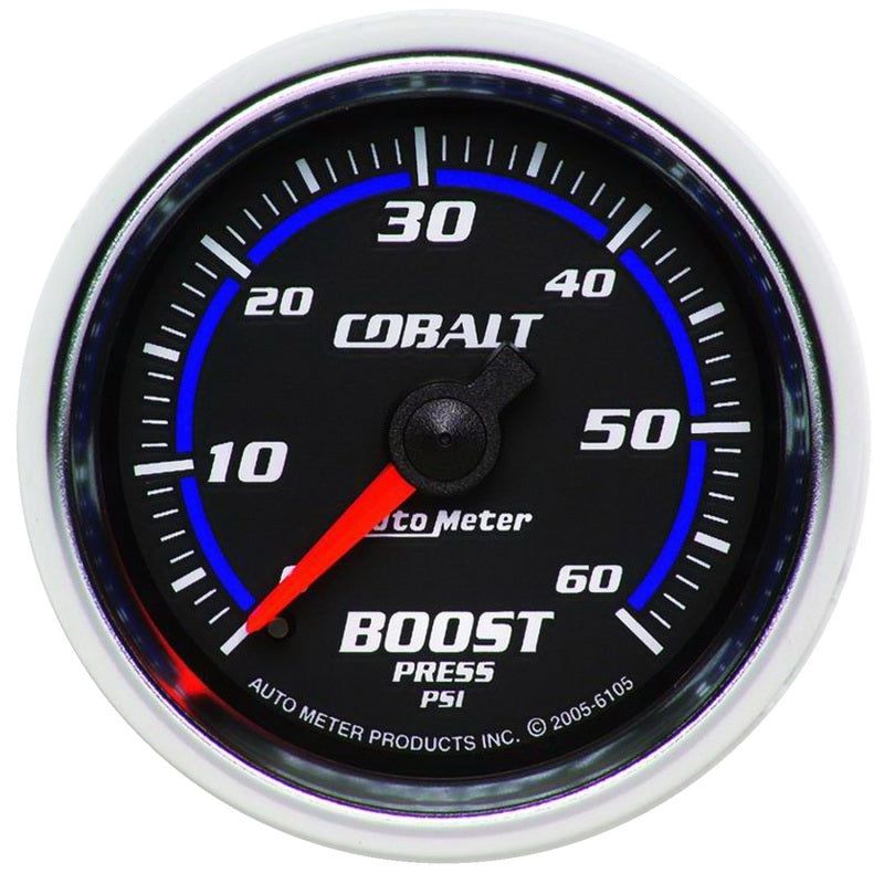 Autometer Cobalt 52mm 0-60psi Mechanical Boost Gauge-Gauges-AutoMeter-ATM6105-SMINKpower Performance Parts