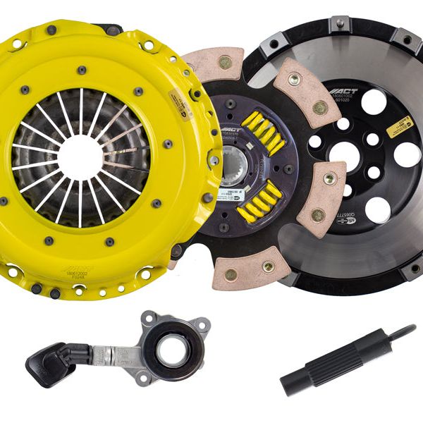 ACT 16-18 Ford Focus RS / ST XT/Race Sprung 6 Pad Clutch Kit-Clutch Kits - Single-ACT-ACTFF5-XTG6-SMINKpower Performance Parts