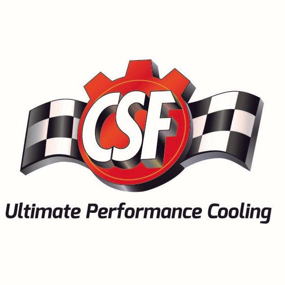 CSF 96-07 Mitsubishi Evo 4/5/6/7/8/9 Full-Slim Radiator w/12in Fan & Shroud/-16AN & Slip On Fitting-Radiators-CSF-CSF7075-SMINKpower Performance Parts