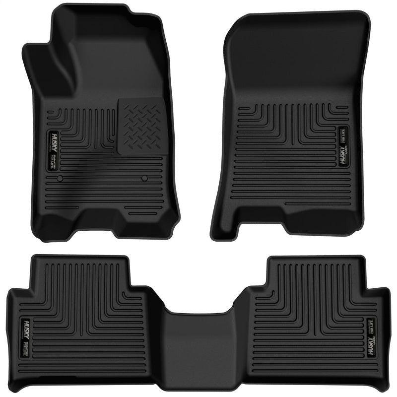 Husky Liners 2023 Chevrolet Colorado/GMC Canyon CC X-Act Contour Front & 2nd Seat Floor Liners - SMINKpower Performance Parts HSL54978 Husky Liners