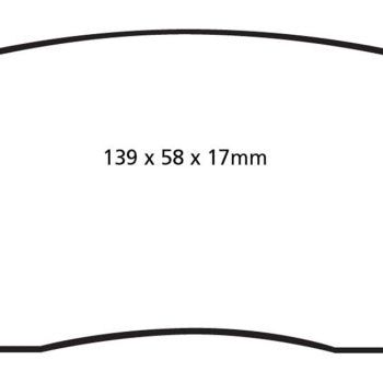 EBC 11-14 Ford Edge 2.0 Turbo Yellowstuff Front Brake Pads-Brake Pads - Performance-EBC-EBCDP41794R-SMINKpower Performance Parts